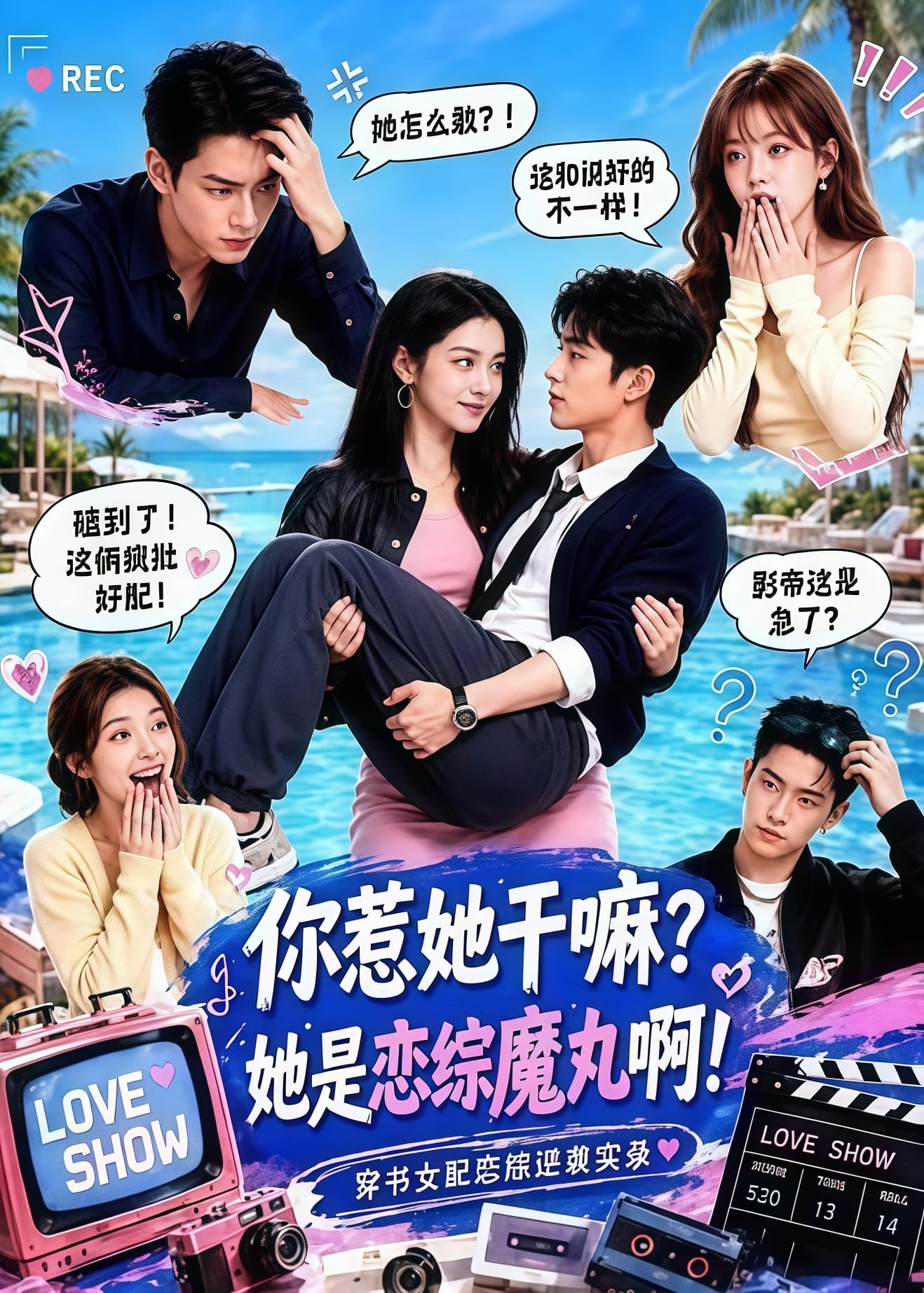 你惹她干嘛？她是恋综魔丸啊！海报
