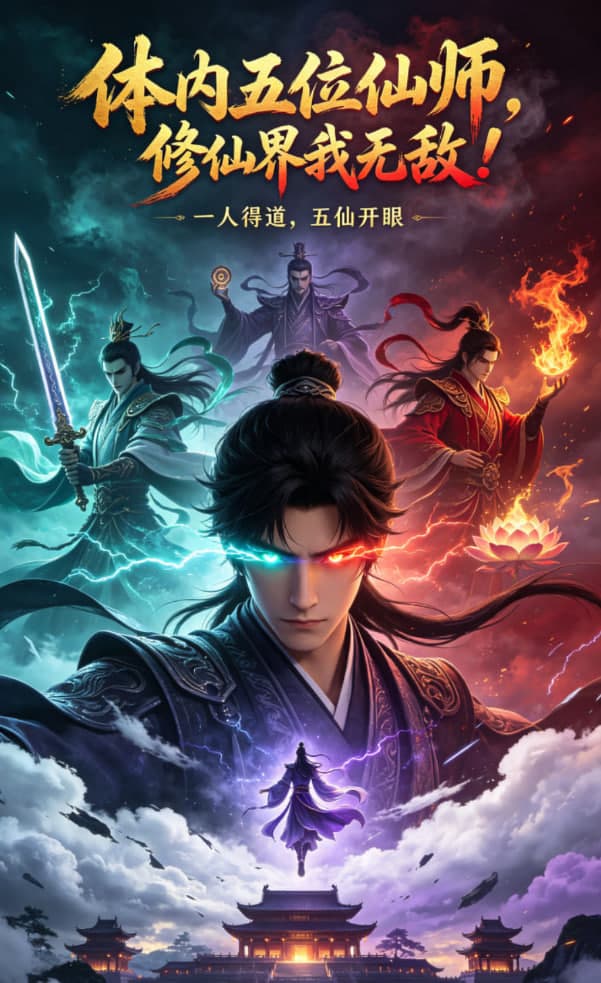 体内五位仙师，修仙界我无敌！海报