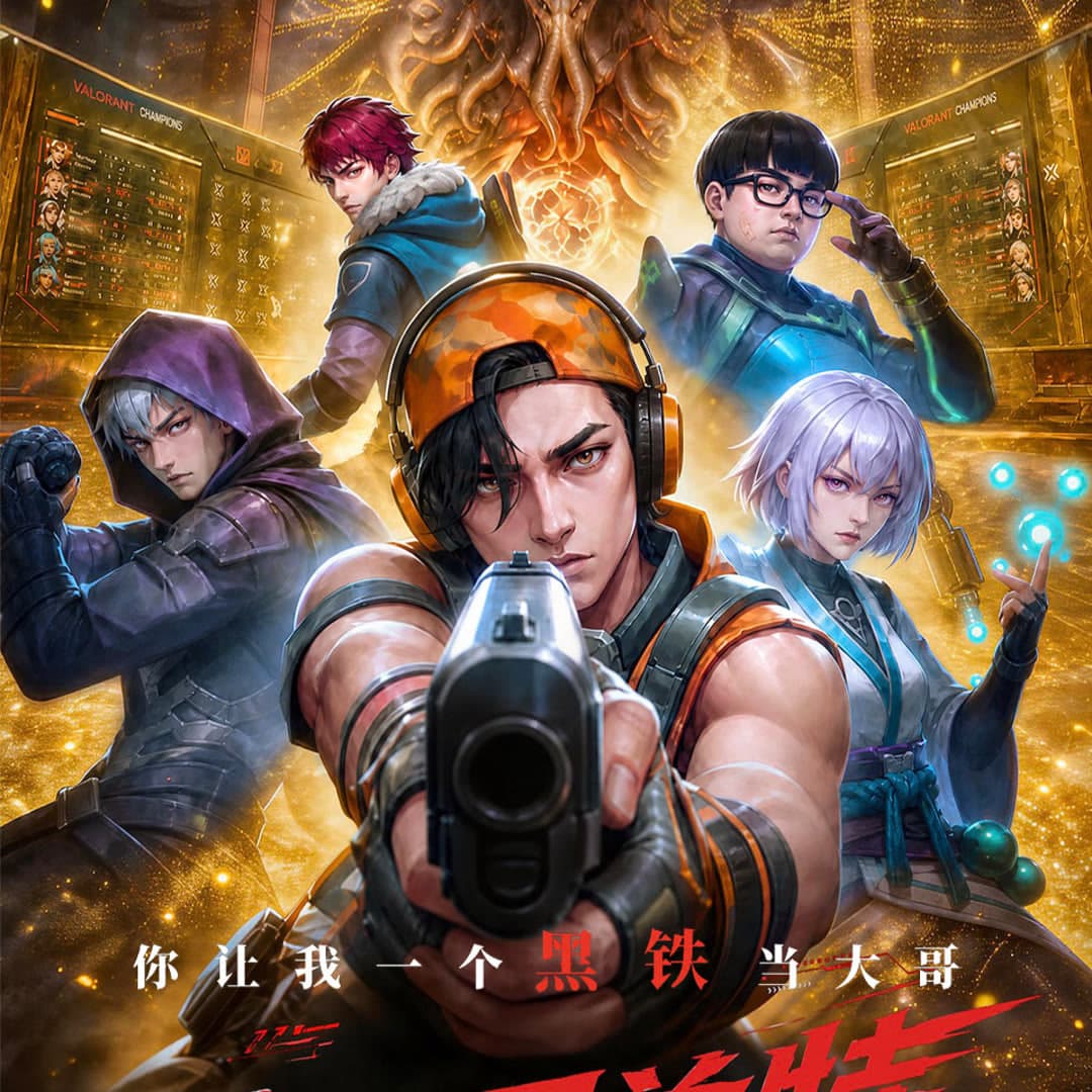 瓦罗兰特世界赛，你让我一个黑铁当大哥海报