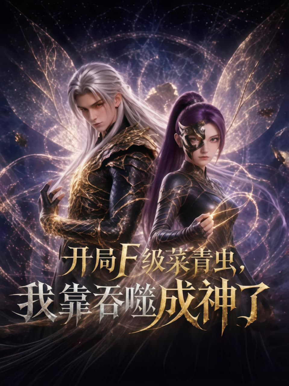 开局F级菜青虫，我靠吞噬成神了海报