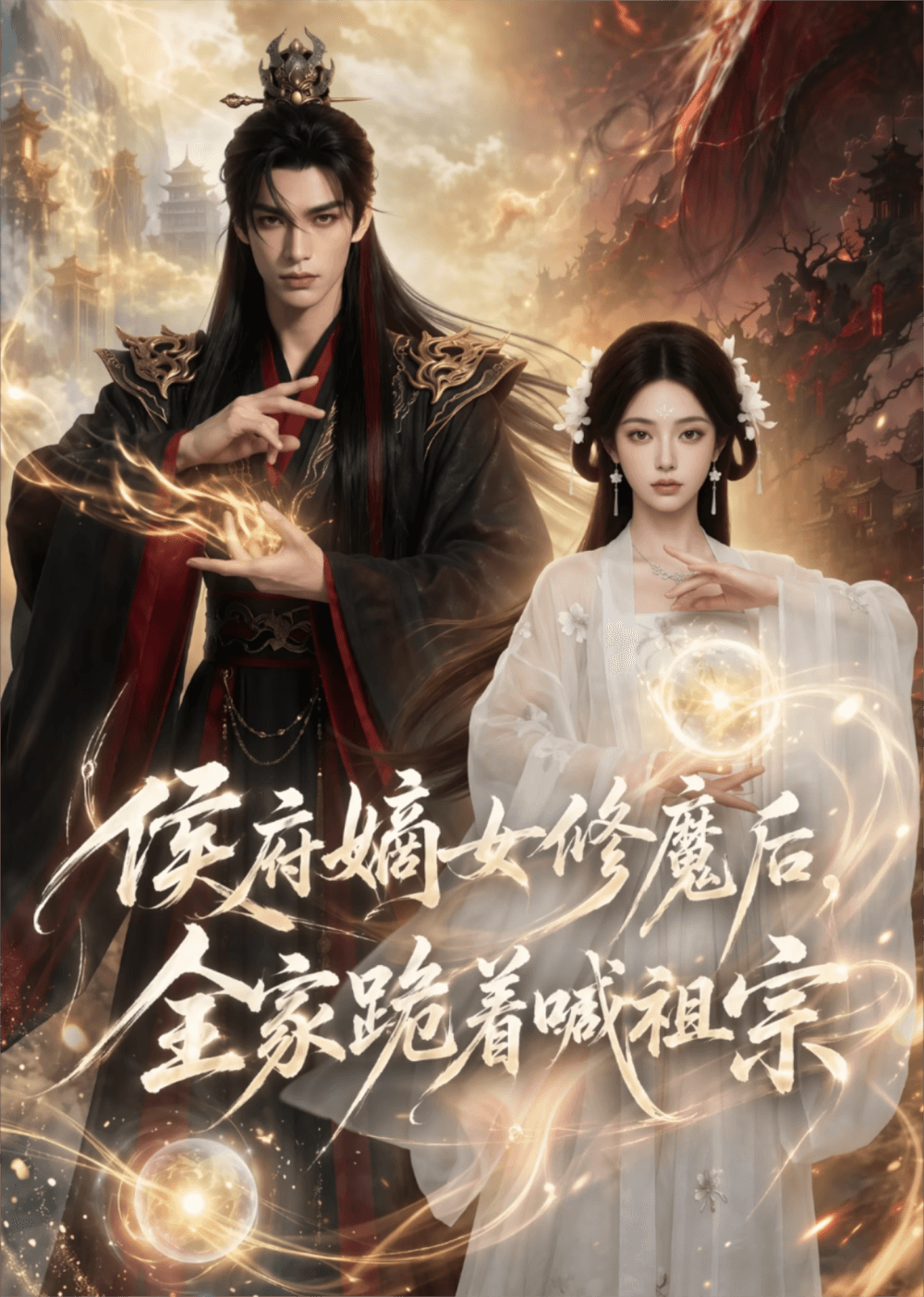 侯府嫡女修魔后，全家跪着喊祖宗海报