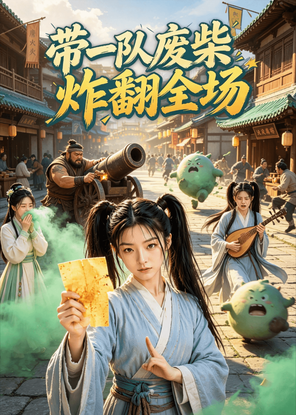 带一队废柴炸翻全场海报