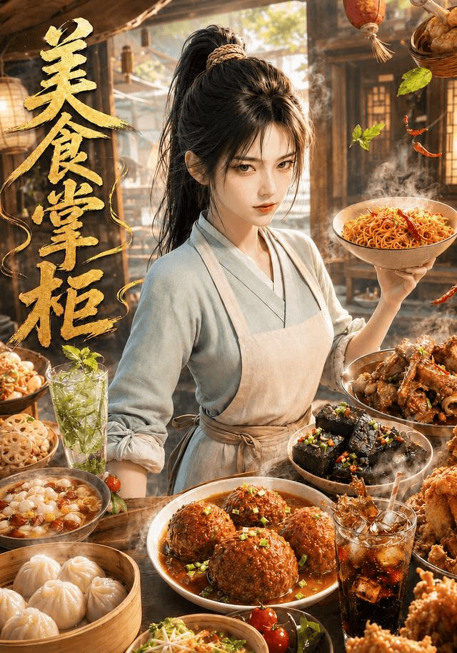 美食掌柜海报