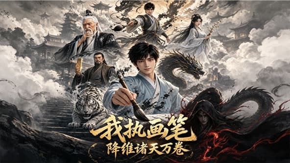我执画笔，降维诸天万卷海报