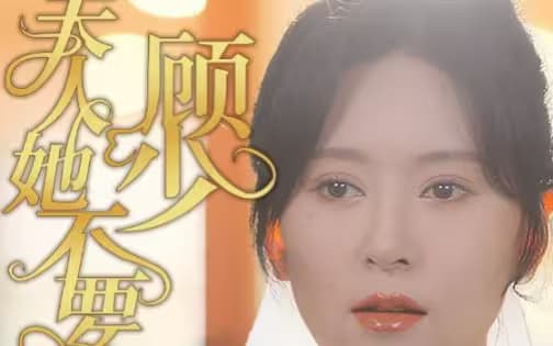 顾少夫人她不要你了海报